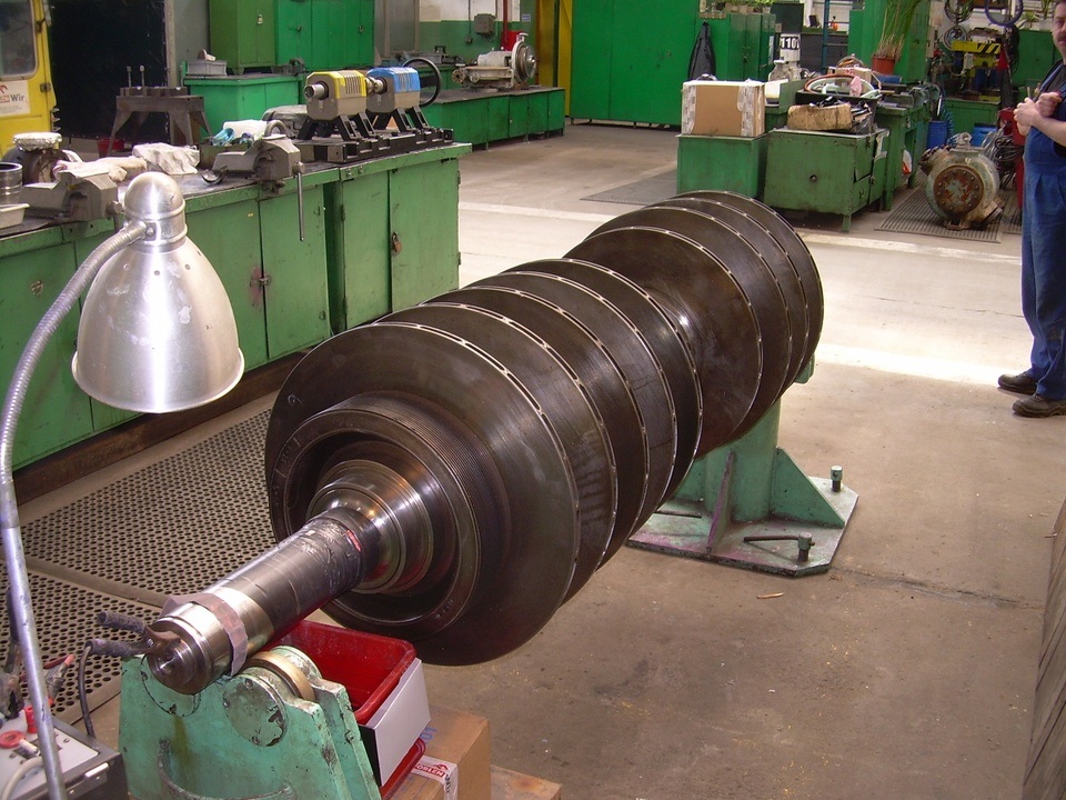 wał rotora EGA201 45